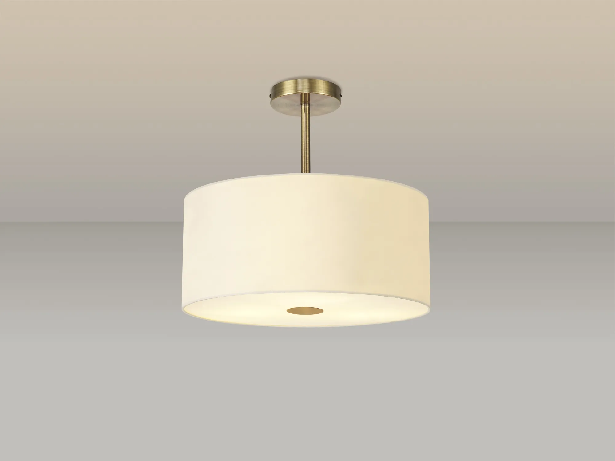 Baymont AB IV Ceiling Lights Deco Semi Flush Fittings Baymont AB IV Ceiling Lights Deco Semi Flush Fittings